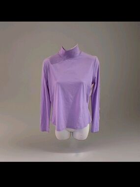 St. John Sport Essentials Lavender Crewneck Undershirt